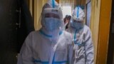 KYRGYZSTAN-HEALTH-VIRUS - COVID-19 - Omicron The doctors of the mobile team are preparing to leave for patients on January 21, 2022. The number of patients with coronavirus infections caused by the Omicron variant has increased in Kyrgyzstan.