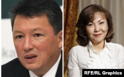 Нұрсұлтан Назарбаевтың қызы және күйеу баласы Динара мен Тимур Құлыбаевтар