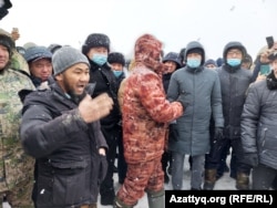 Kormányellenes tiltakozás a nyugat-kazahsztáni Uralszkban 2022. január 4–5-én