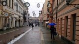 Bosnia Herzegovina, Banja Luka, Main street, January 2022.