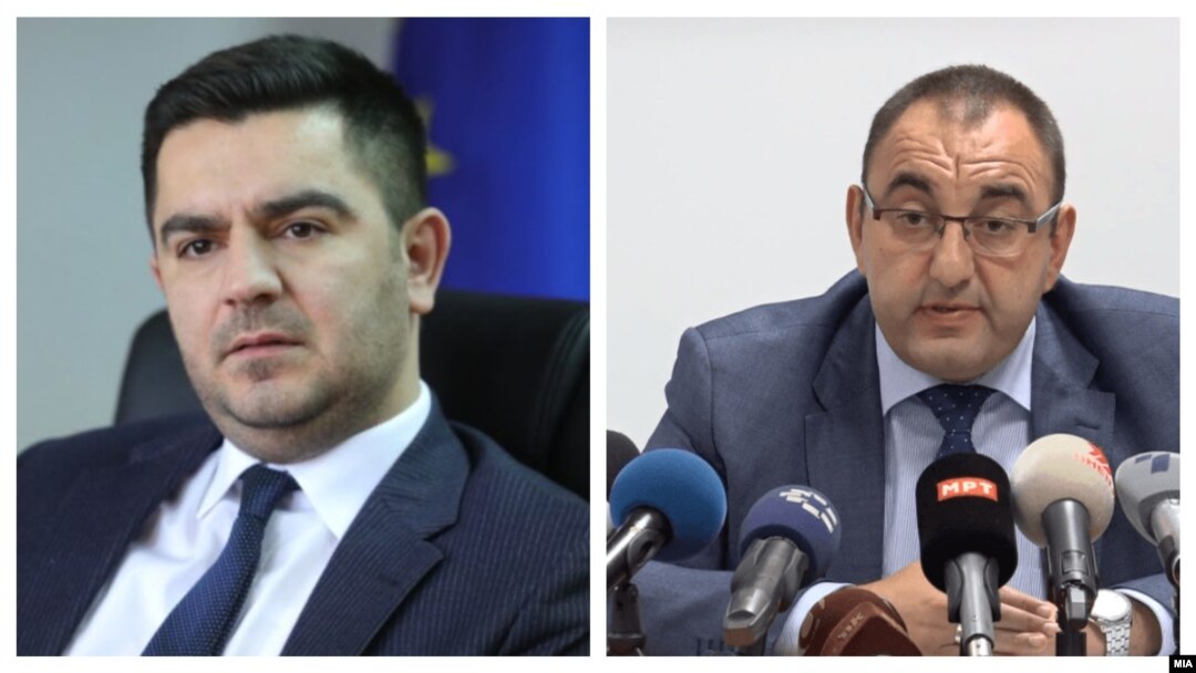 Министерот за економија Крешник Бектеши и претседателот на Регулаторната комисија за енергетика Марко Бислимоски