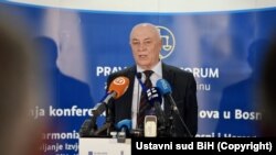 Mato Tadić, sudac Ustavnog suda BiH tokom govora na godišnjoj konferenciji u okviru Pravosudnog foruma, 18. novembar 2021.