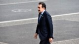 FILES-KAZAKHSTAN-UNREST-ARREST -- (FILES) In this file photo taken on November 30, 2015 Prime Minister of Kazakhstan Karim Masimov arrives for the opening of the United Nations conference on climate change COP 21, at Le Bourget, on the outskirts of the Fr