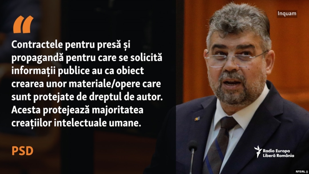 Marcel Ciolacu, liderul PSD, a refuzat în ultimii doi ani să ofere orice informație despre sumele plătite de partid din bani publici pentru promovarea în presă. În ciuda deciziilor instanțelor, PSD ține totul la secret. 