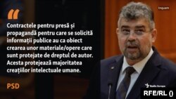 Marcel Ciolacu, liderul PSD, a refuzat în ultimii doi ani să ofere orice informație despre sumele plătite de partid din bani publici pentru promovarea în presă. În ciuda deciziilor instanțelor, PSD ține totul la secret. 