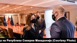 Димитар Ковачевски и Кејт Мери Брнс