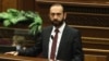 Armenia - Foreign Minister Ararat Mirzoyan speaks in the parliament, January 19, 2022.