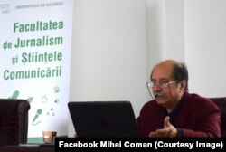 Profesorul Mihai Coman