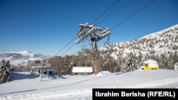 The ski lift of Brezovica.