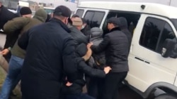 Kazakh Police Seen Taking Badly Wounded Protesters From Hospital To Jail