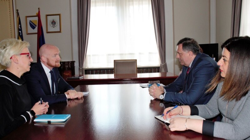 Dodik prekida saradnju sa britanskim ambasadorom nakon sankcija