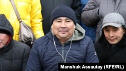 Активист Дархан Уалиев. Алматы, 28 декабря 2021 года