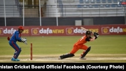 مسابقه کریکت میان تیم های افغانستان و هالند
