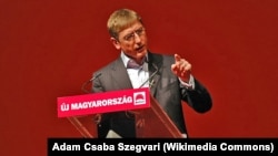 Gyurcsány Ferenc miniszterelnök az MSZP önkormányzati választási kampánynyitóján Budapesten, 2006. szeptember 2-án