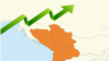 Infographic cover photo: GDP growth in Wester Balkans countries 