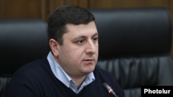 Tigran Abrahamian, a member of the opposition Pativ Unem faction in parliament (file photo).