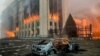 Казахстан. У полум'ї будівля акімату (мерії) в Алмати, 5 січня 2022 року 