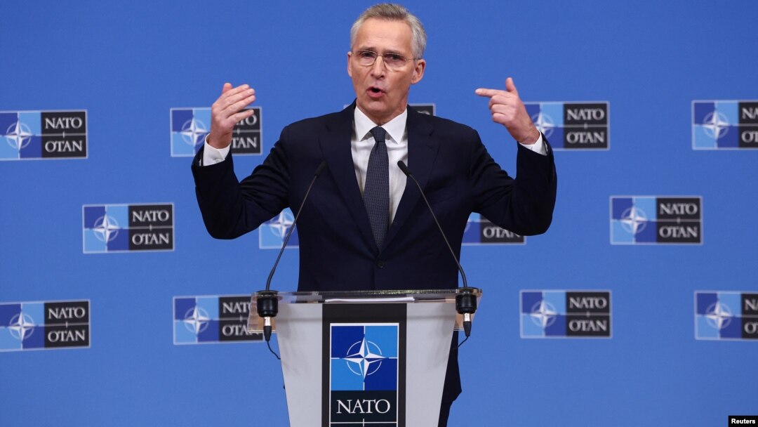 Secretarul general al NATO, Jens Stoltenberg, la Bruxelles, 14 februarie 2024.