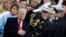 Дональд Трамп после принесения присяги, Вашингтон, 20 января 2017 года