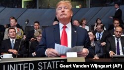 Presidenti i SHBA-së, Donald Trump, në Bruksel.