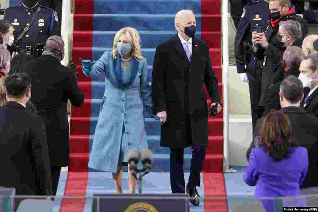 Novoizabrani predsednik Joe Biden i njegova supruga Jill Biden