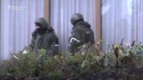 Unidentified Gunmen On Streets Of Luhansk
