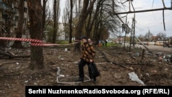 Наслідки російського обстрілу, Київ, 16 квітня 2026 року