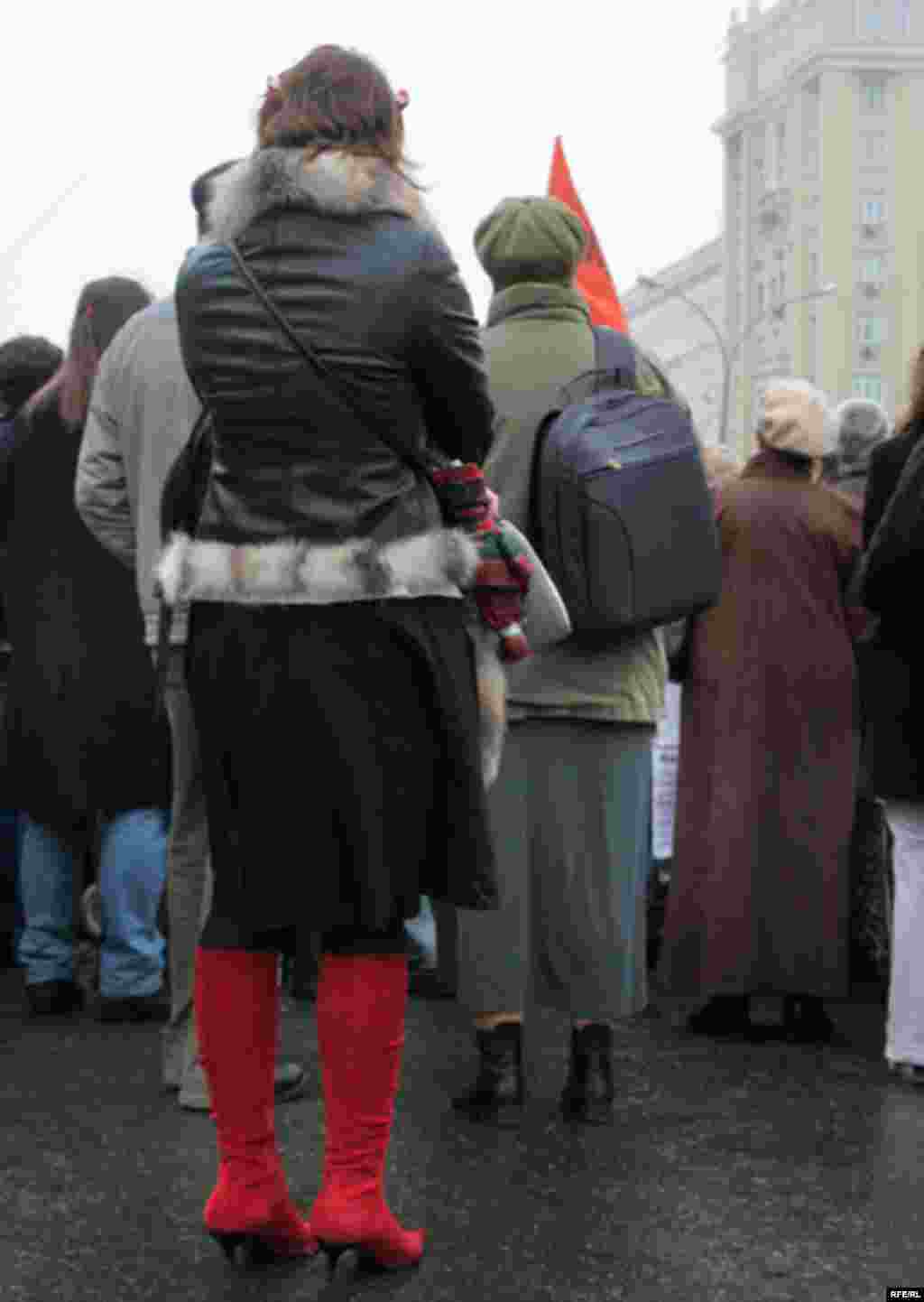 Митинг в поддержку выдвижения Владимира Буковского на пост президента России.