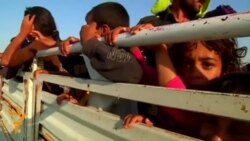 İraqın şimalında minlərlə adam köçkün düşür