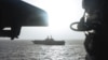 An image published by CENTCOM showing the US military’s blockade of Iranian ports on May 15.