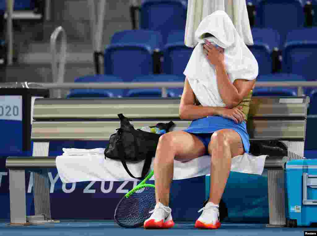 Элина Свитолина после окончания матча на Олимпийских играх в Токио переживала разные эмоции. 31 июля 2021 года