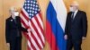 Глава делегації Росії Сергій Рябков і глава делегації США Венді Шерман на попередній зустрічі в Женеві, липень 2021 року