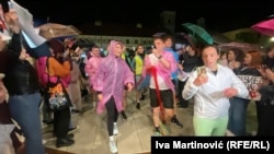Prvog dana puta, studenti maratonci su prešli oko 100 kilometara do Osijeka gde će prenoćiti, a ujutru nastavljaju put, Hrvatska, 25. aprila 2025.