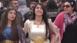 کردانو د شام په قامشلي ښار کې نوروز لمانځلی دی