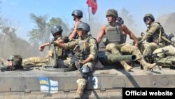 Units of Ukraine's naval forces' marine brigade drill in the Kherson and Zaporizhia regions in September. 