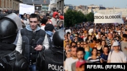 Protesti u Sarajevu februara 2014. i Beogradu juna 2016. 