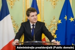 Președintele Nicușor Dan, la Paris, 8 decembrie 2025