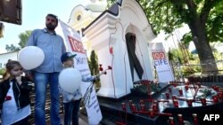Акція до Дня пам'яті загиблих від СНІДу у Києві, 19 травня 2017