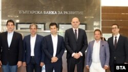 Кирил Петков с новите членове на ръководството на ББР