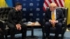 Про це Дональд Трамп (праворуч) заявив, спілкуючись із журналістами спільно з Володимиром Зеленським на саміті НАТО 8 липня