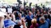 Armenia - Yerevan Mayor Taron Markarian speaks to reporters outside the munciipal administration building, 16 May 2018.