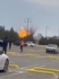 Eyewitness videos show moment drone explodes at Nakhchivan airport in Azerbaijan