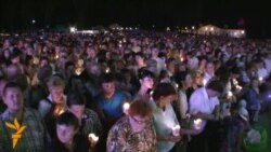 Будслаў наведалі пілігрымы з усёй Беларусі