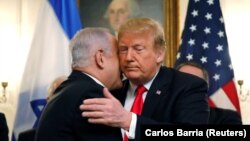 Benjamin Netanyahu i Donald Trump, Bijela kuća, ožujak 2019.