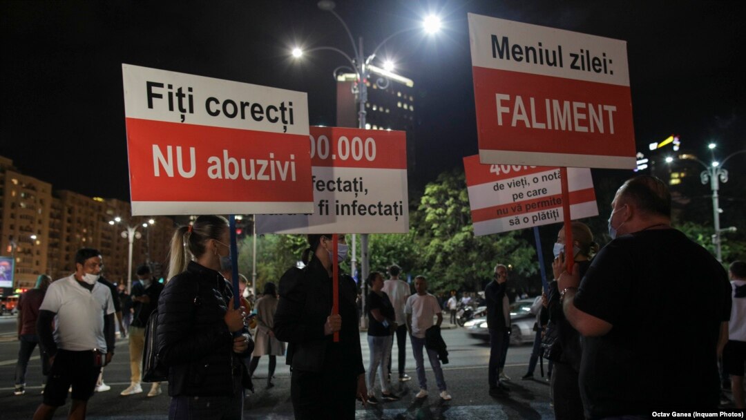 Protest al angajaților din industria ospitalității