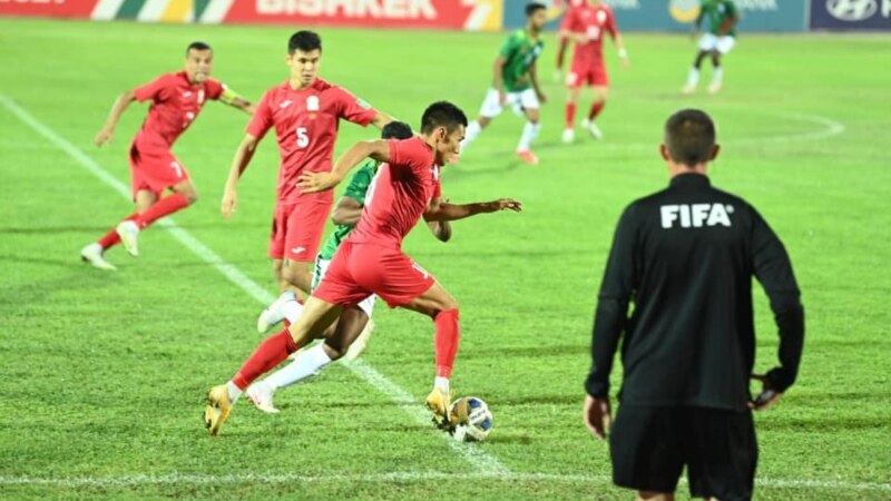 Футбол: Кыргызстан Бангладешти 4-1 эсеби менен утту 