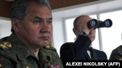 Сяргей Шайгу і Ўладзімір Пуцін