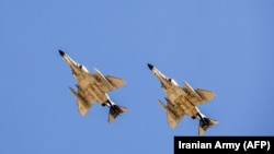 More than 90 aircraft and combat drones have been deployed in the Gulf and other parts of Iran as part of the maneuvers, Iranian state media reported. (file photo)