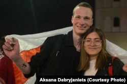Ціхан Клюкач з Аксанай Дабрыянец
