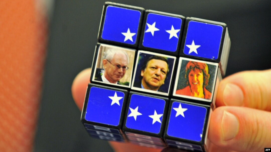 Herman Van Rompuy (left to right), Jose Manuel Barroso, and Catherine Ashton are all due to step down in 2014. Who will next take the seats of power in Brussels?